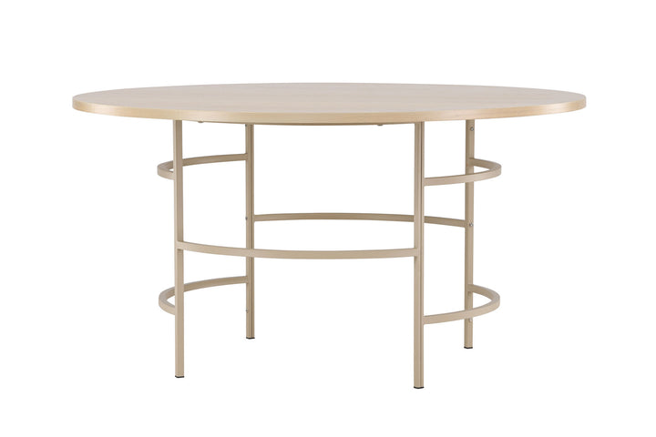 Venture Home Copenhagen Dining Table ⌀140x74  - Whitewash / Beige