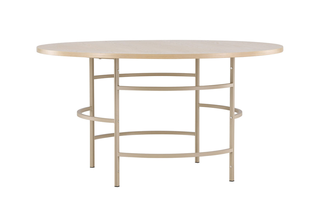 Venture Home Copenhagen Dining Table ⌀140x74  - Whitewash / Beige