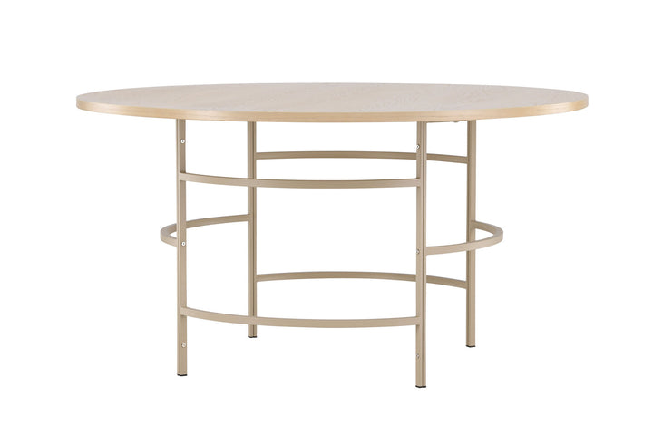 Venture Home Copenhagen Dining Table ⌀140x74  - Whitewash / Beige