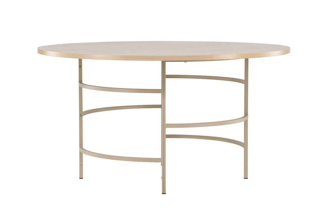 Venture Home Copenhagen Dining Table ⌀140x74  - Whitewash / Beige