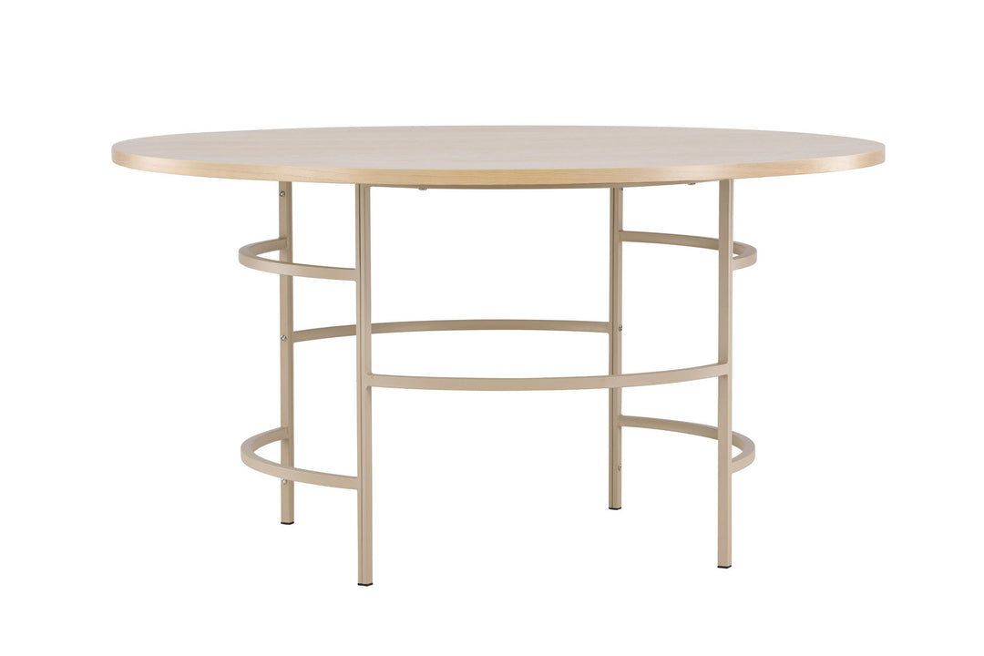 Venture Home Copenhagen Dining Table ⌀140x74  - Whitewash / Beige