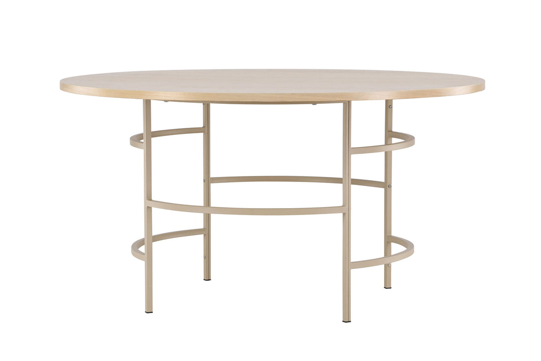 Venture Home Copenhagen Dining Table ⌀140x74  - Whitewash / Beige