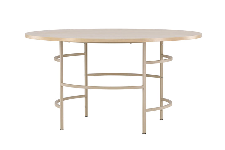 Venture Home Copenhagen Dining Table ⌀140x74  - Whitewash / Beige