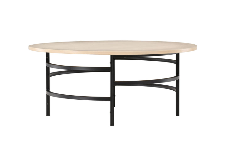 Venture Home Copenhagen Sofa Table ⌀100x42,5 - Whitewash / Black