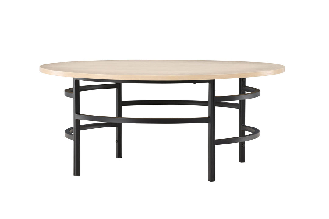 Venture Home Copenhagen Sofa Table ⌀100x42,5 - Whitewash / Black