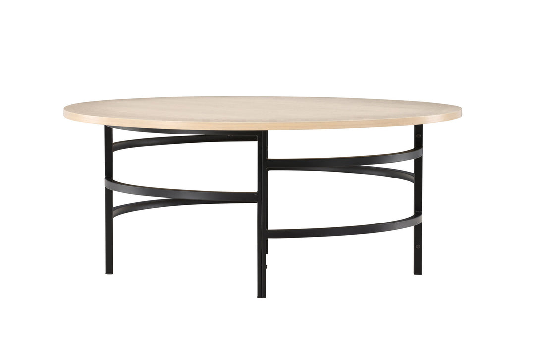 Venture Home Copenhagen Sofa Table ⌀100x42,5 - Whitewash / Black
