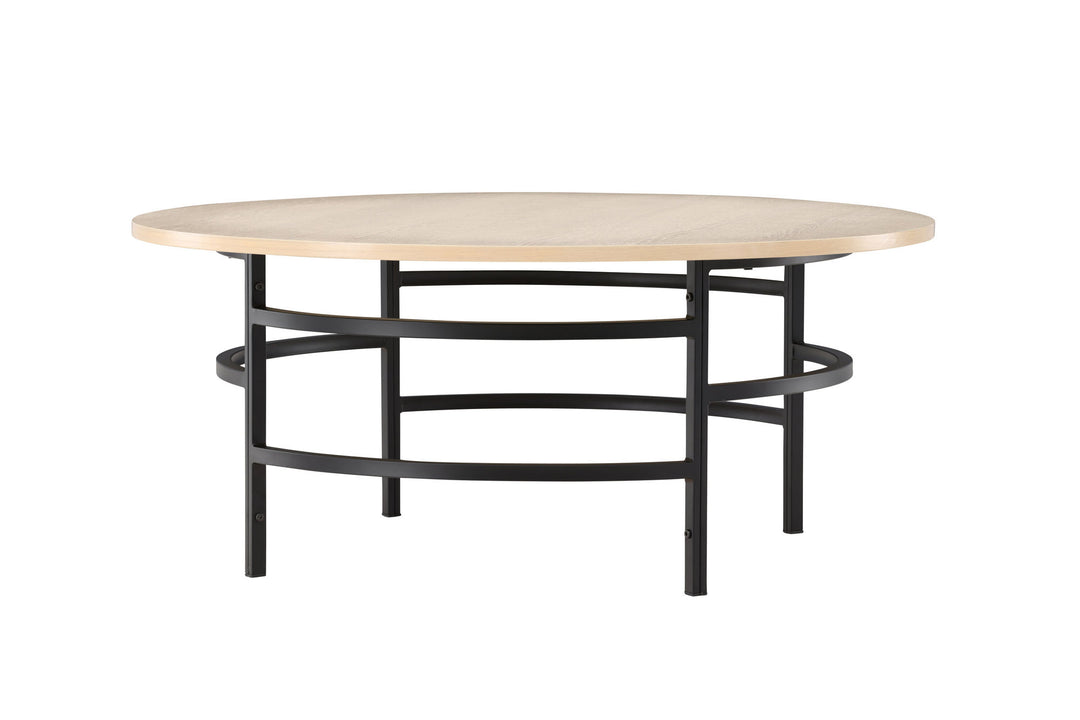 Venture Home Copenhagen Sofa Table ⌀100x42,5 - Whitewash / Black