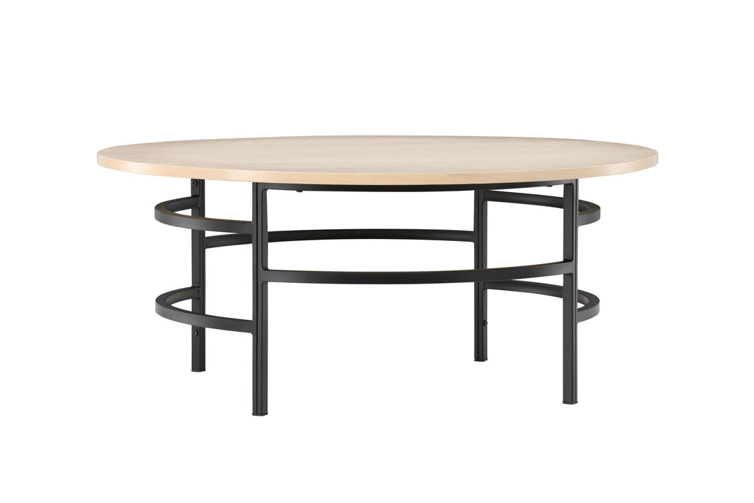 Venture Home Copenhagen Sofa Table ⌀100x42,5 - Whitewash / Black