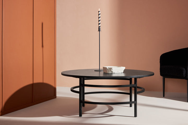 Venture Home Copenhagen Sofa Table ⌀100x42,5 - Black/ Black
