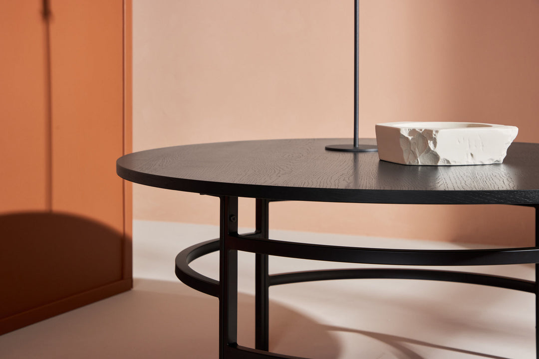 Venture Home Copenhagen Sofa Table ⌀100x42,5 - Black/ Black