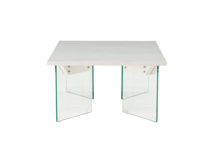Venture Home Ester Sofa Table 120x80x42 cm - Glass /  Concretelook