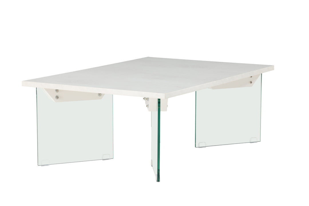 Venture Home Ester Sofa Table 120x80x42 cm - Glass /  Concretelook