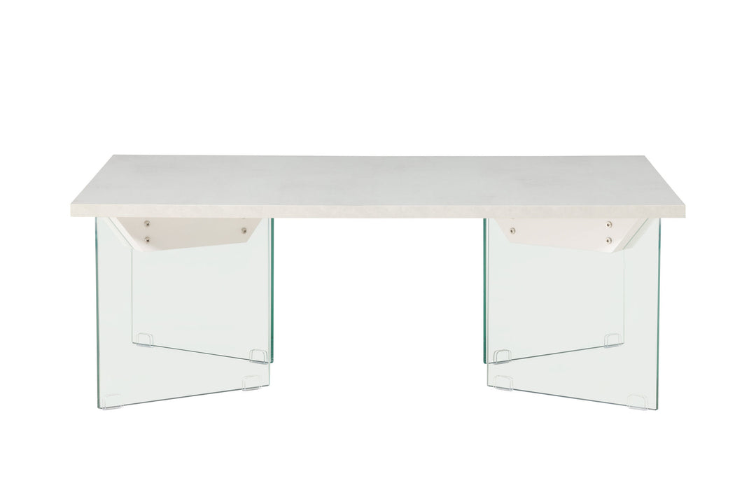 Venture Home Ester Sofa Table 120x80x42 cm - Glass /  Concretelook