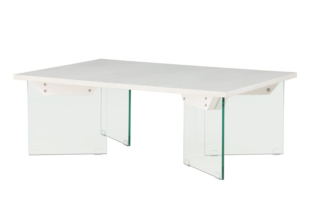 Venture Home Ester Sofa Table 120x80x42 cm - Glass /  Concretelook