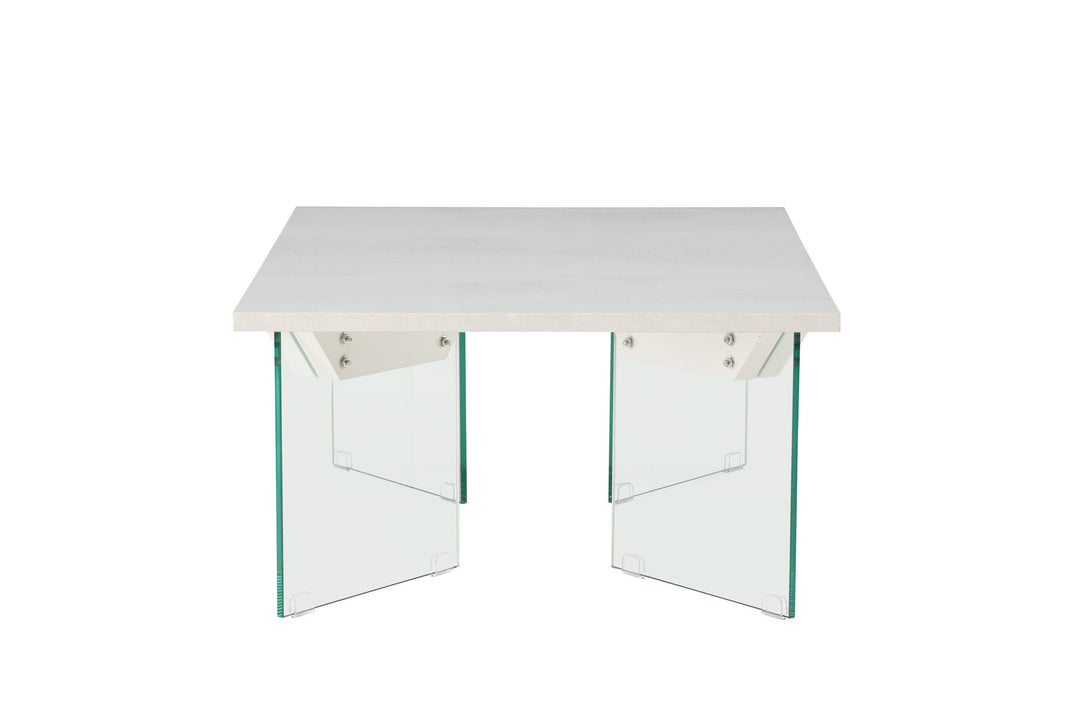 Venture Home Ester Sofa Table 120x80x42 cm - Glass /  Concretelook