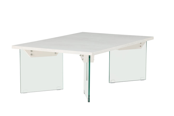 Venture Home Ester Sofa Table 120x80x42 cm - Glass /  Concretelook
