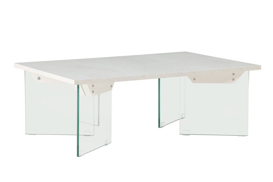 Venture Home Ester Sofa Table 120x80x42 cm - Glass /  Concretelook