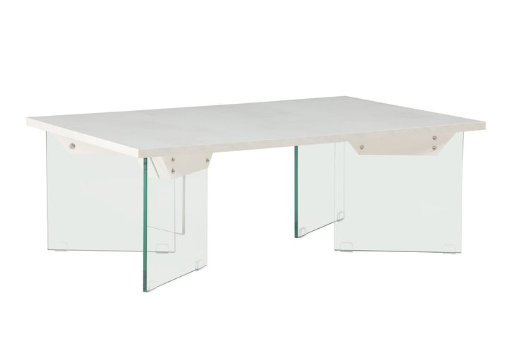 Venture Home Ester Sofa Table 120x80x42 cm - Glass /  Concretelook