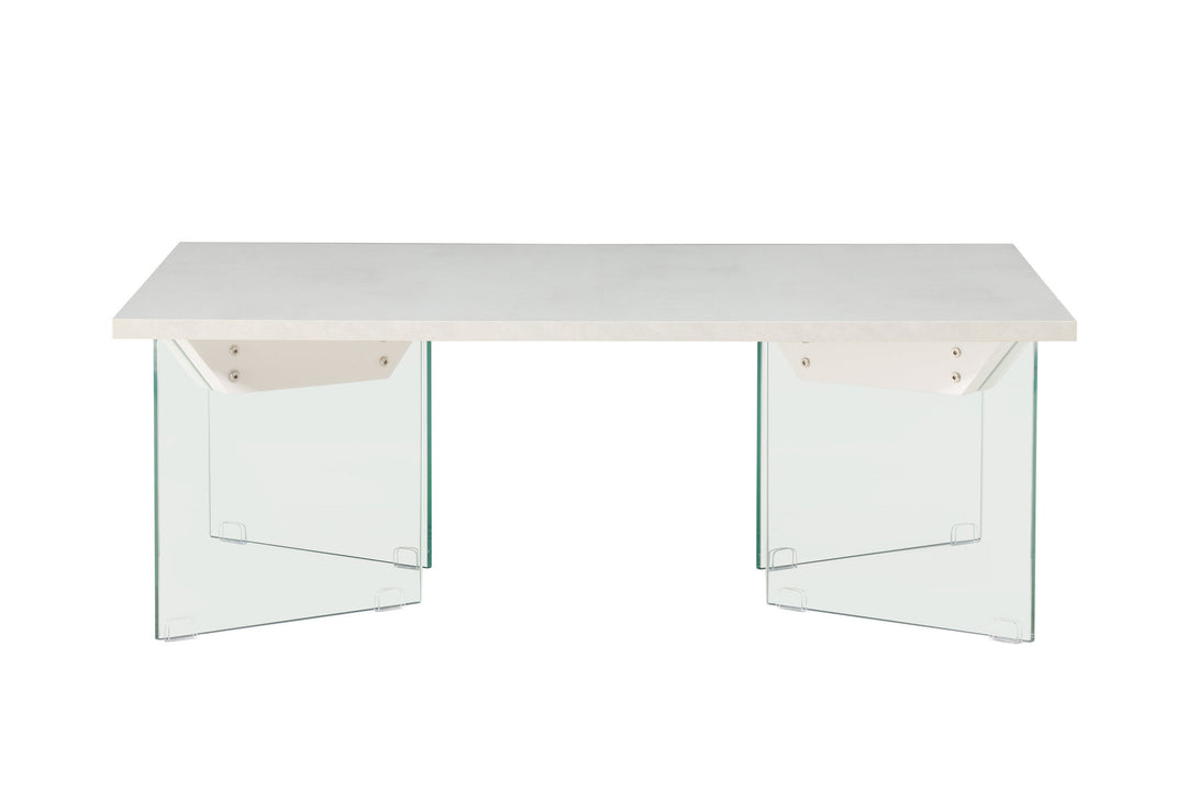Venture Home Ester Sofa Table 120x80x42 cm - Glass /  Concretelook