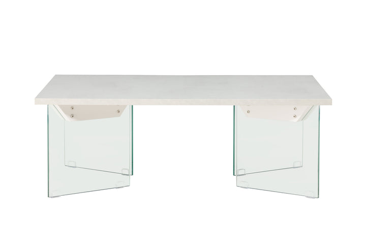 Venture Home Ester Sofa Table 120x80x42 cm - Glass /  Concretelook