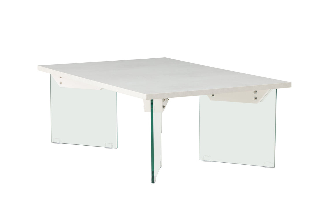 Venture Home Ester Sofa Table 120x80x42 cm - Glass /  Concretelook