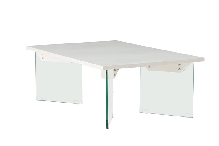 Venture Home Ester Sofa Table 120x80x42 cm - Glass /  Concretelook