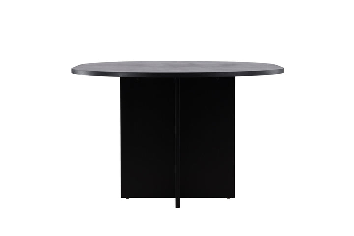 Venture Home Strada Dining Table 120/170 x120x74 cm - Black / Oak Veneer