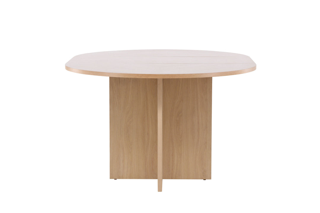 Venture Home Strada Dining Table 120/170 x120x74 cm - Whitewash / Oak Veneer