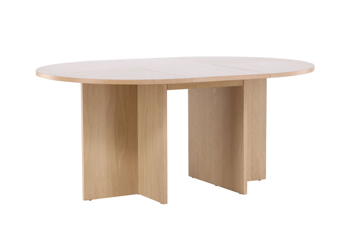 Venture Home Strada Dining Table 120/170 x120x74 cm - Whitewash / Oak Veneer