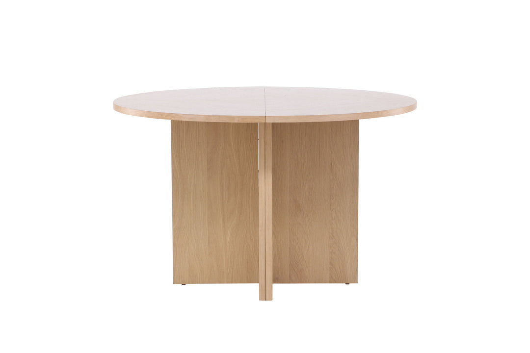 Venture Home Strada Dining Table 120/170 x120x74 cm - Whitewash / Oak Veneer