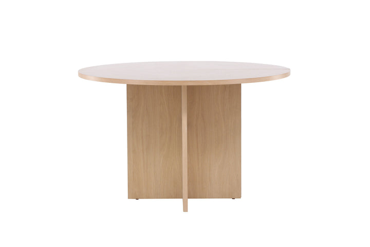Venture Home Strada Dining Table 120/170 x120x74 cm - Whitewash / Oak Veneer