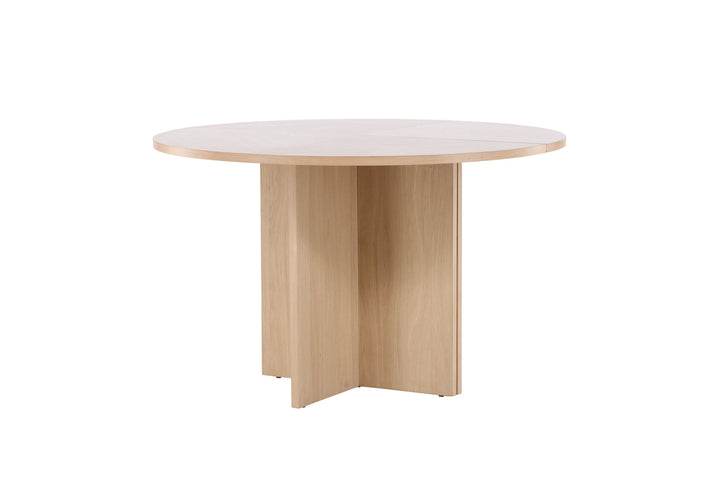 Venture Home Strada Dining Table 120/170 x120x74 cm - Whitewash / Oak Veneer