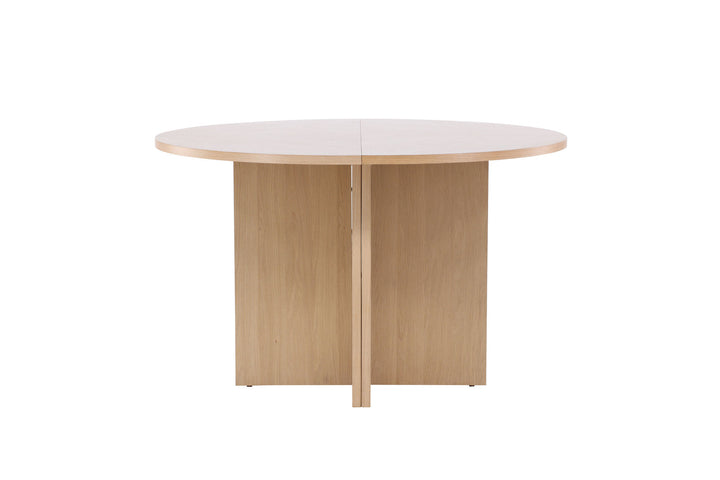 Venture Home Strada Dining Table 120/170 x120x74 cm - Whitewash / Oak Veneer