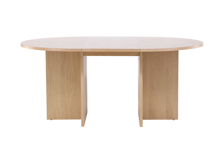 Venture Home Strada Dining Table 120/170 x120x74 cm - Whitewash / Oak Veneer