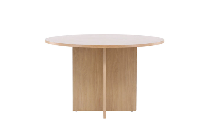 Venture Home Strada Dining Table 120/170 x120x74 cm - Whitewash / Oak Veneer