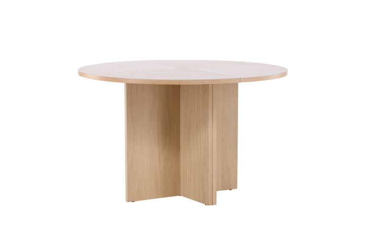 Venture Home Strada Dining Table 120/170 x120x74 cm - Whitewash / Oak Veneer