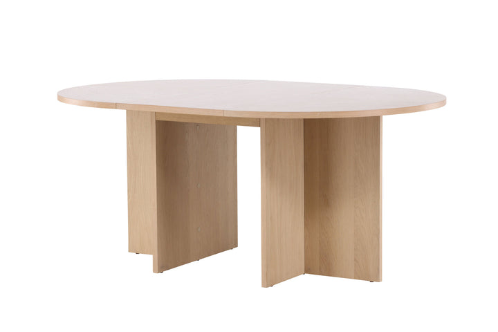 Venture Home Strada Dining Table 120/170 x120x74 cm - Whitewash / Oak Veneer