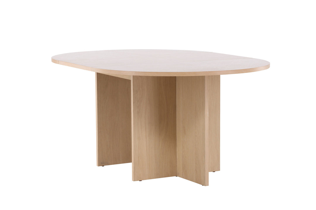 Venture Home Strada Dining Table 120/170 x120x74 cm - Whitewash / Oak Veneer