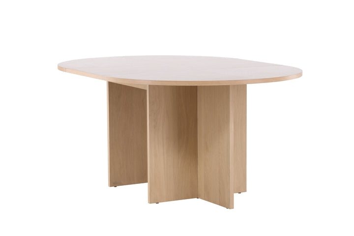 Venture Home Strada Dining Table 120/170 x120x74 cm - Whitewash / Oak Veneer