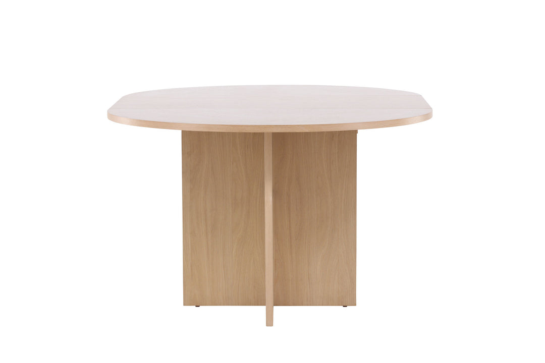 Venture Home Strada Dining Table 120/170 x120x74 cm - Whitewash / Oak Veneer