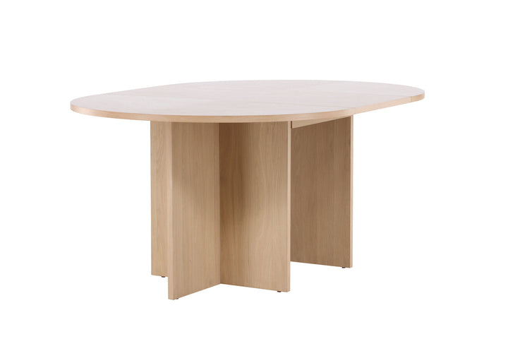 Venture Home Strada Dining Table 120/170 x120x74 cm - Whitewash / Oak Veneer