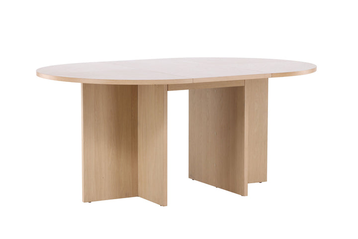 Venture Home Strada Dining Table 120/170 x120x74 cm - Whitewash / Oak Veneer