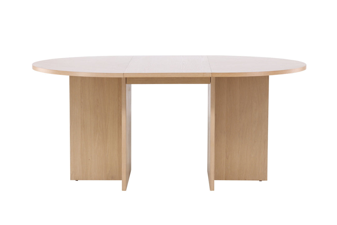 Venture Home Strada Dining Table 120/170 x120x74 cm - Whitewash / Oak Veneer