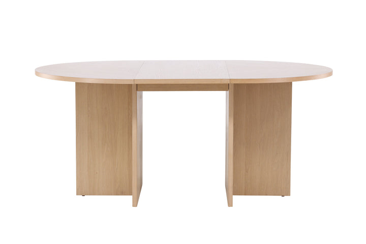 Venture Home Strada Dining Table 120/170 x120x74 cm - Whitewash / Oak Veneer