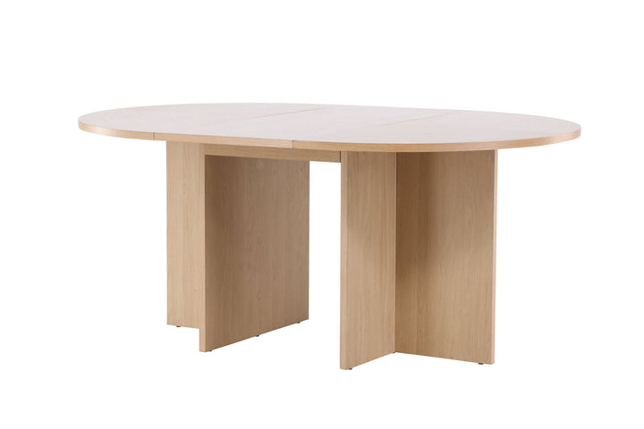 Venture Home Strada Dining Table 120/170 x120x74 cm - Whitewash / Oak Veneer