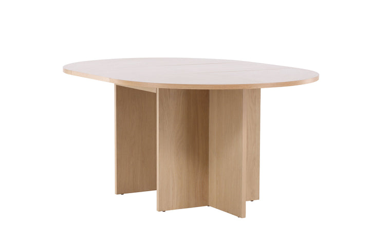 Venture Home Strada Dining Table 120/170 x120x74 cm - Whitewash / Oak Veneer