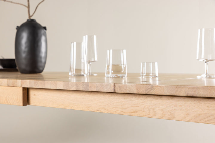 Vind Slider Extention Table - White Wash - 170+40+40cm