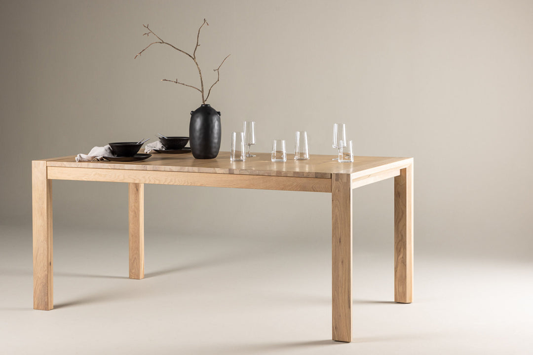 Vind Slider Extention Table - White Wash - 170+40+40cm