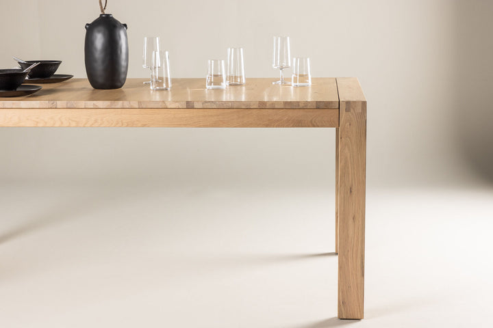 Vind Slider Extention Table - White Wash - 170+40+40cm