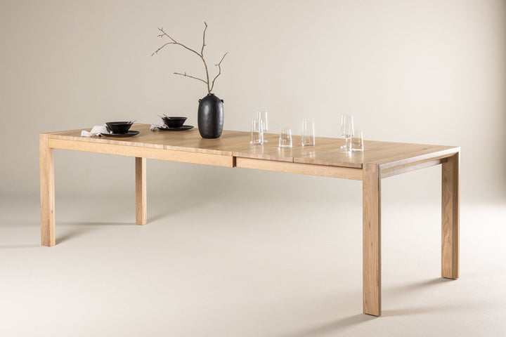Vind Slider Extention Table - White Wash - 170+40+40cm